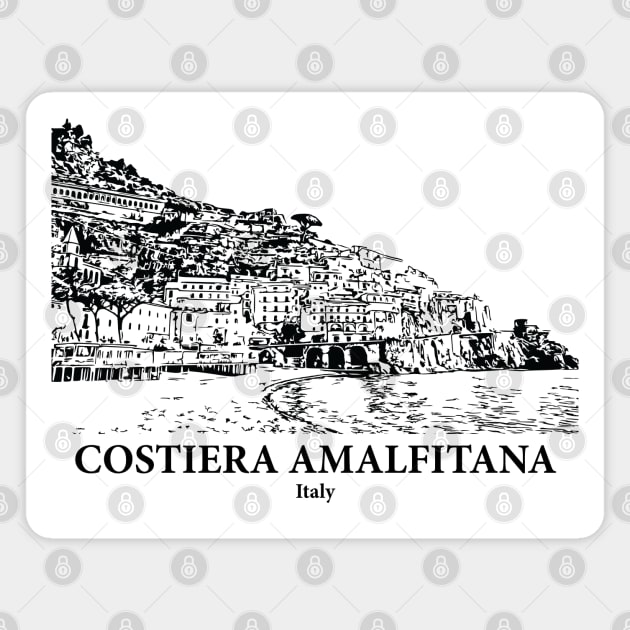 Costiera Amalfitana - Italy Magnet by Lakeric